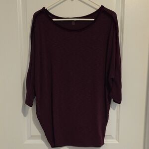 Laila Jayde Burgundy Blouse